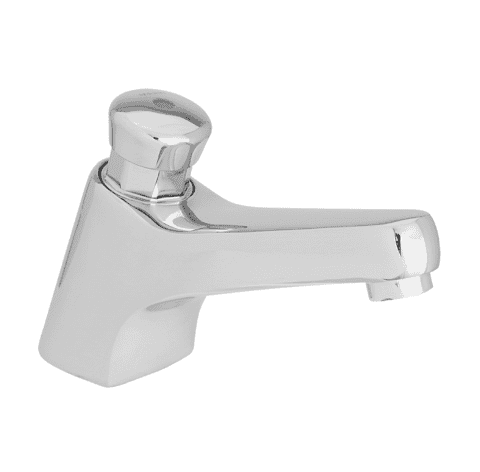 Llave p/lavabo temporizadora cromo