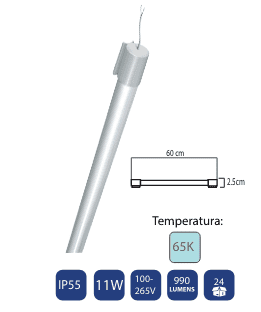 LAMPARA D/TUBO LED