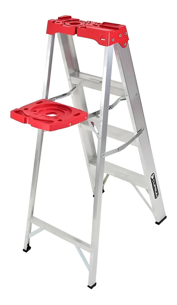 Escalera de tijera y aluminio - 1.22 Mts