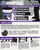 IMPAC Emulsión Asfáltica Fibratada - 19lts