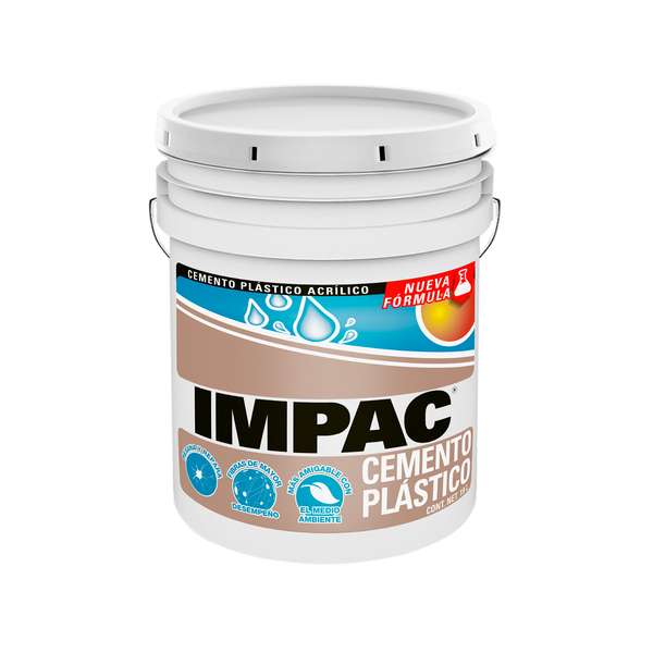 Cemento plastico acrilico 19 Lts