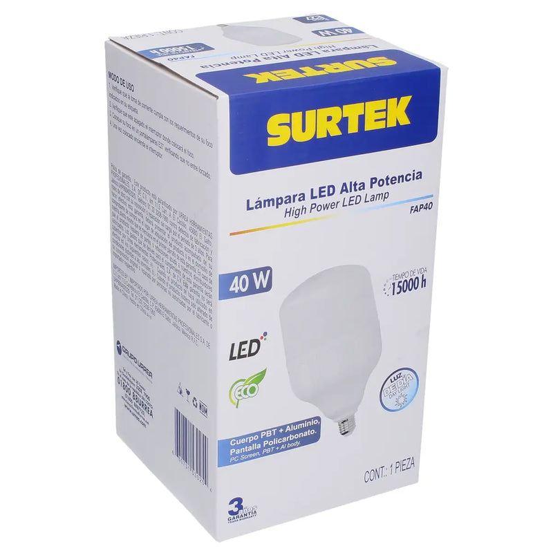 Lámpara de LED alta potencia, 40 W Surtek