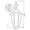 Lampara P/Pared T/Farol Bce. Antiguo - Tecno Lite