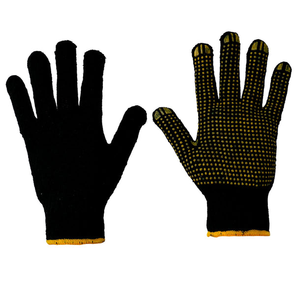 Guantes de algodón con puntos de PVC talla M Surtek