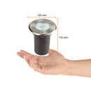 Lámpara de Piso Empotrable Exterior, Potencia Máx. 50 W