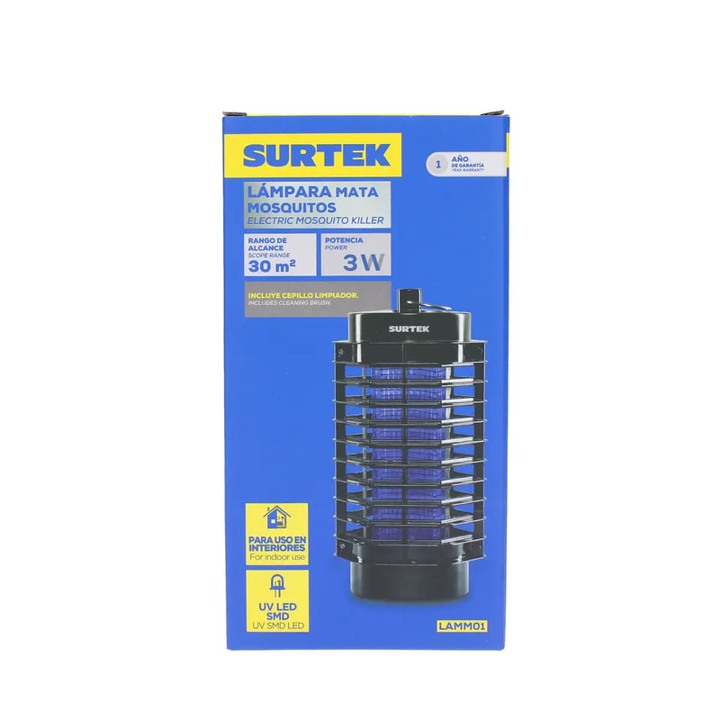 Lámpara de LED mata mosquitos 110 V Surtek