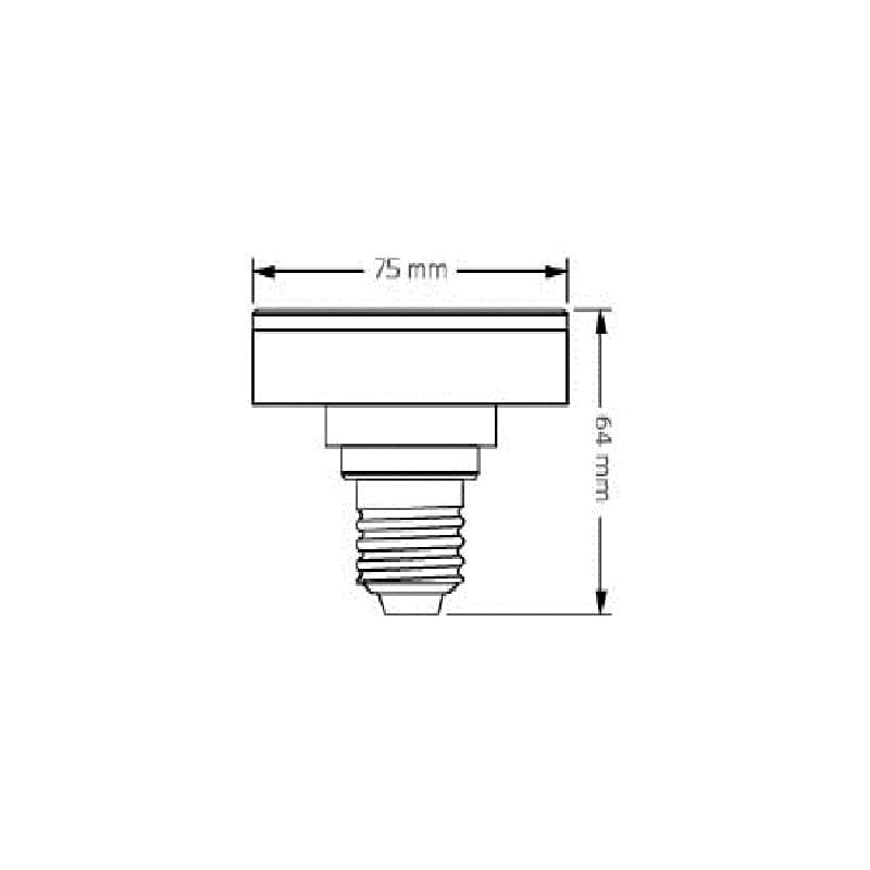 Foco LED Circular LEDM 9 W, Luz Blanca Neutra