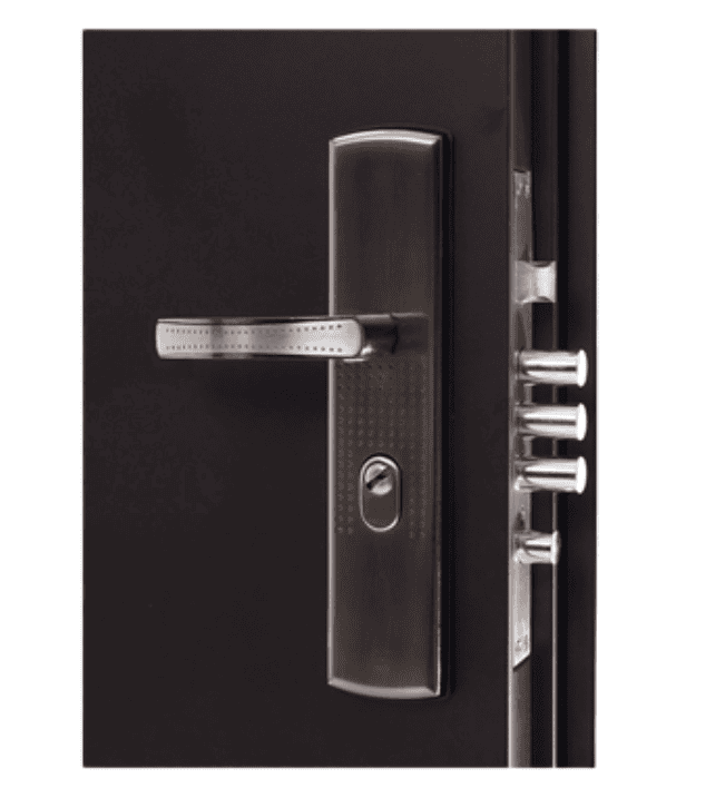 Puerta De Seguridad Luxury .95 X 2.13 Cm Izquierda Chocolate