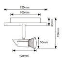 Lampara Canope Sencilla - Tecno Lite
