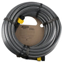 Manguera para jardín tramada gris con conector plásticos 1/2", 15 m Surtek