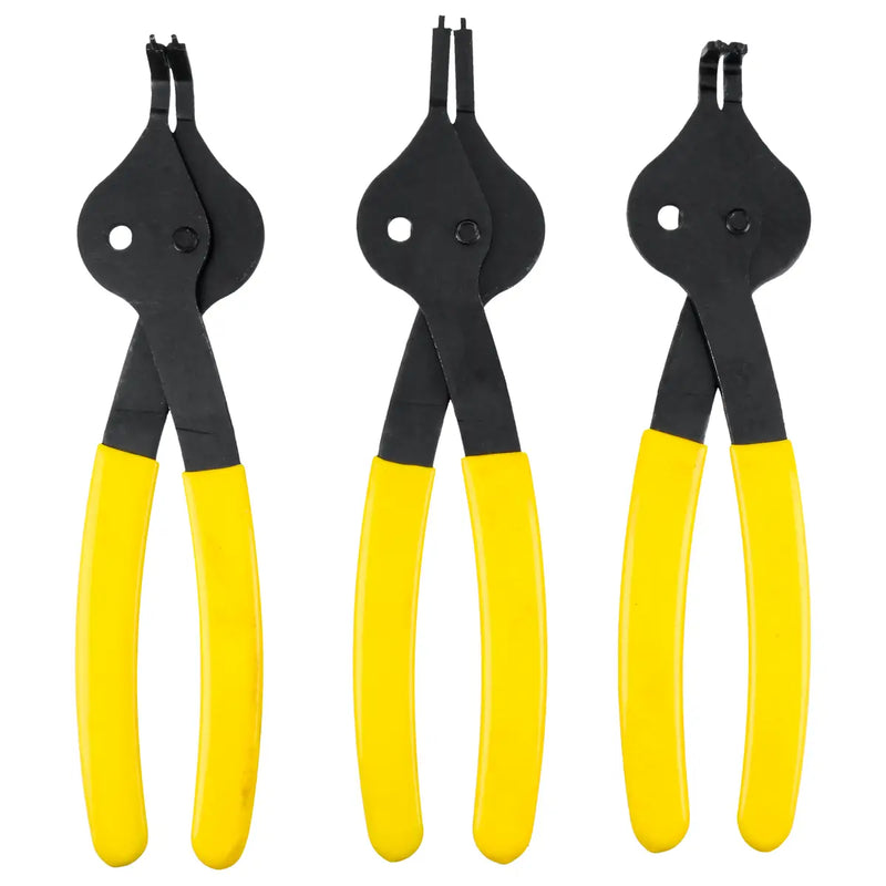Juego de pinzas para anillos de retención convertibles, 3 piezas Surtek