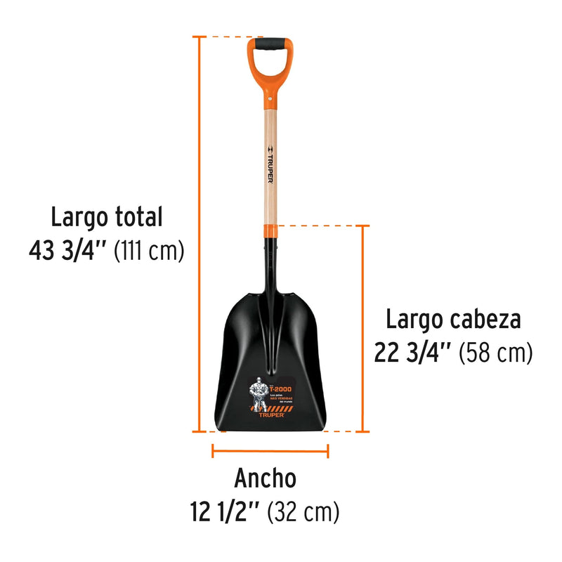 Pala carbonera - puño "Y"