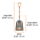 PALA CARBONERA MANGO CORTO Y |17158| TRUPER