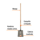 PALA CUADRADA MANGO LARGO |17170| TRUPER