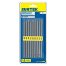Juego combinado de puntas extra largas hexágono de 1/4", 9 piezas Surtek
