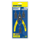 Pinza para anillos de retención con cabeza intercambiable, 5 piezas Surtek