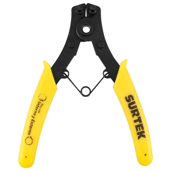 Pinza para anillos de retención con cabeza intercambiable, 5 piezas Surtek