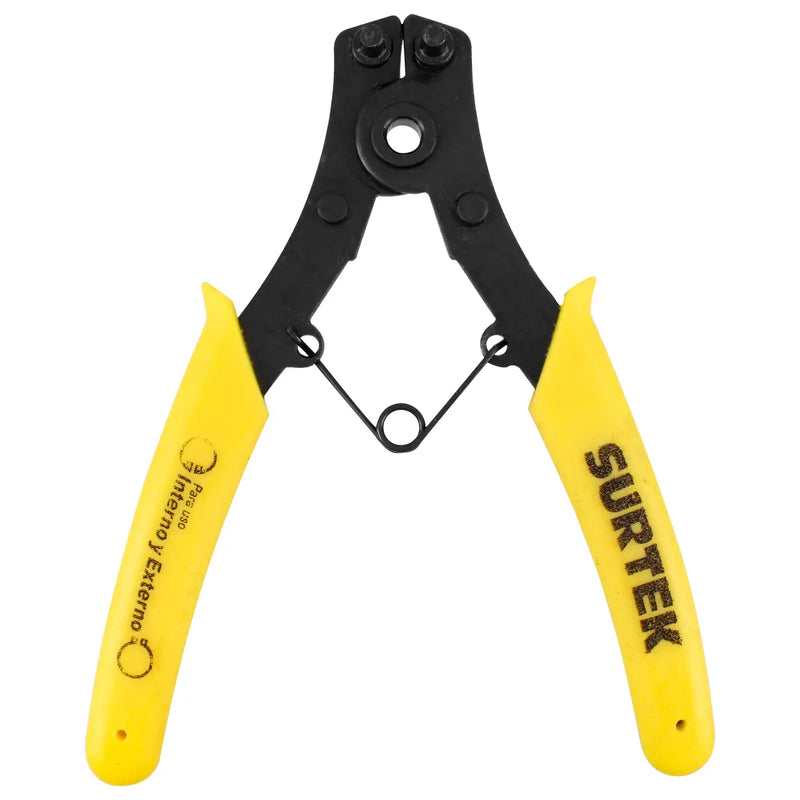 Pinza para anillos de retención con cabeza intercambiable, 5 piezas Surtek