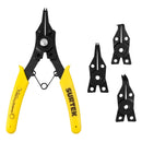 Pinza para anillos de retención con cabeza intercambiable, 5 piezas Surtek