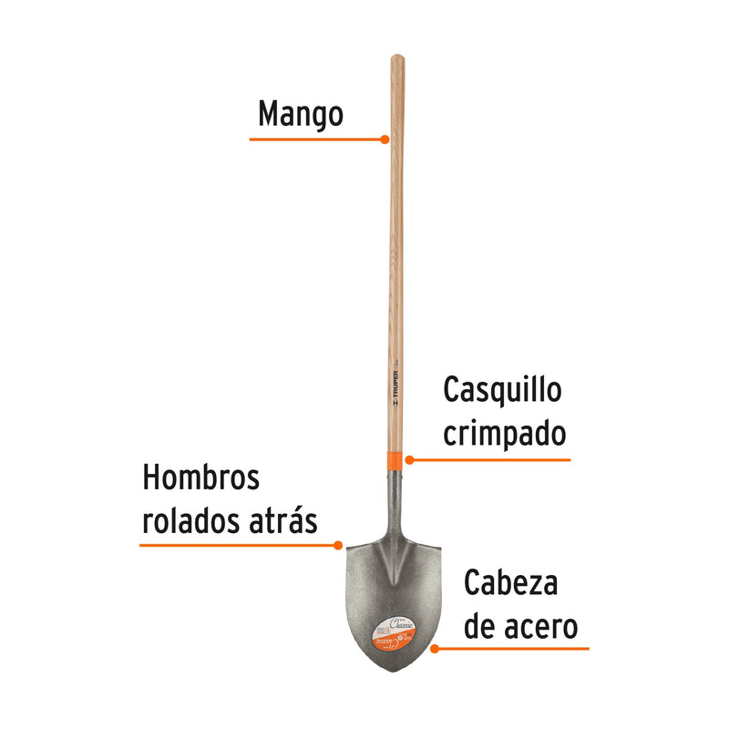 Pala irrigación Classic - mango largo 49"