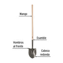 PALA REDONDA MANGO LARGO |22507| PRETUL