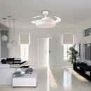 Ventilador Piatto 42" Blanco