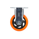 Rodaja de PVC naranja fija 4" Surtek