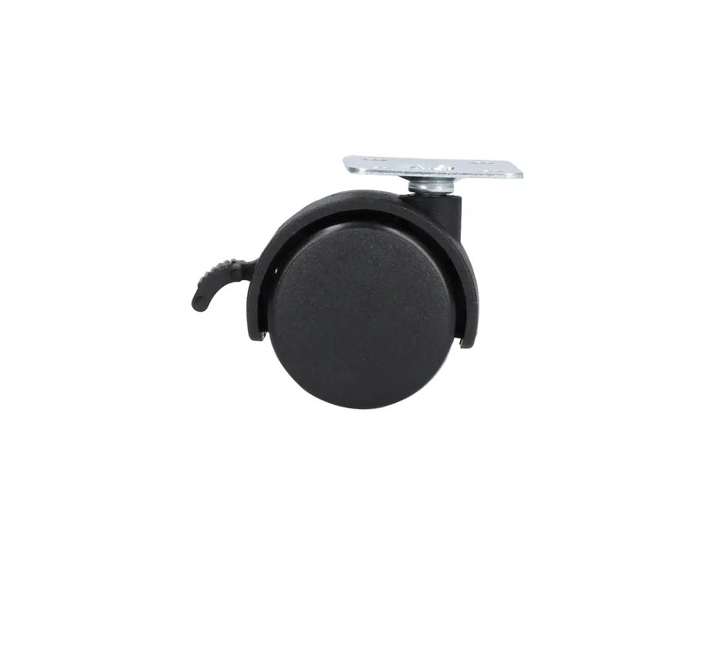 Rodaja tipo yoyo con placa con freno 40 mm Surtek