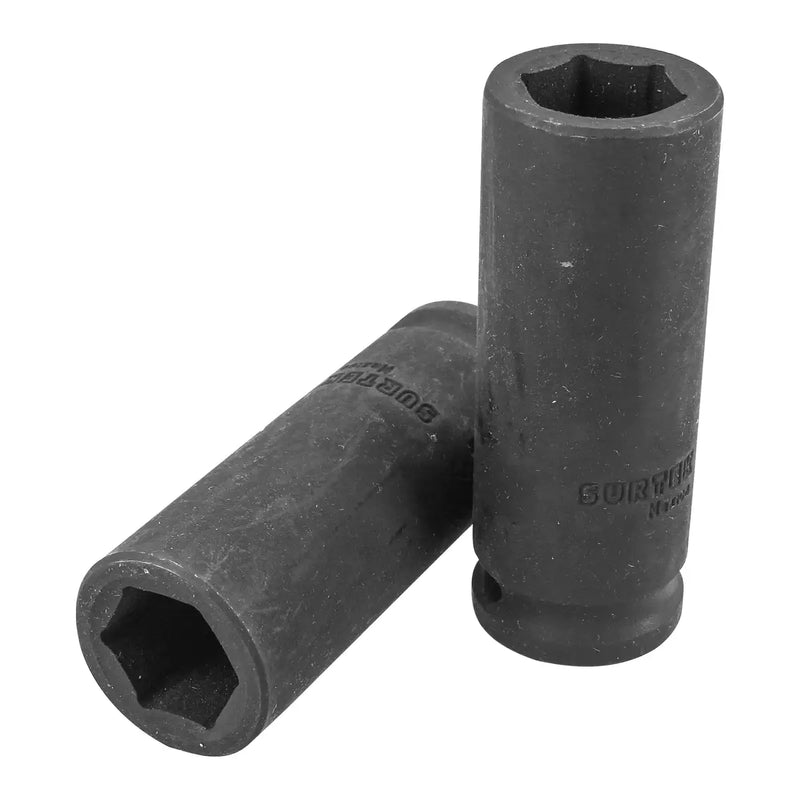 Dado de impacto largo cuadro de 1/2", 6 puntas, métrico, 17 mm Surtek