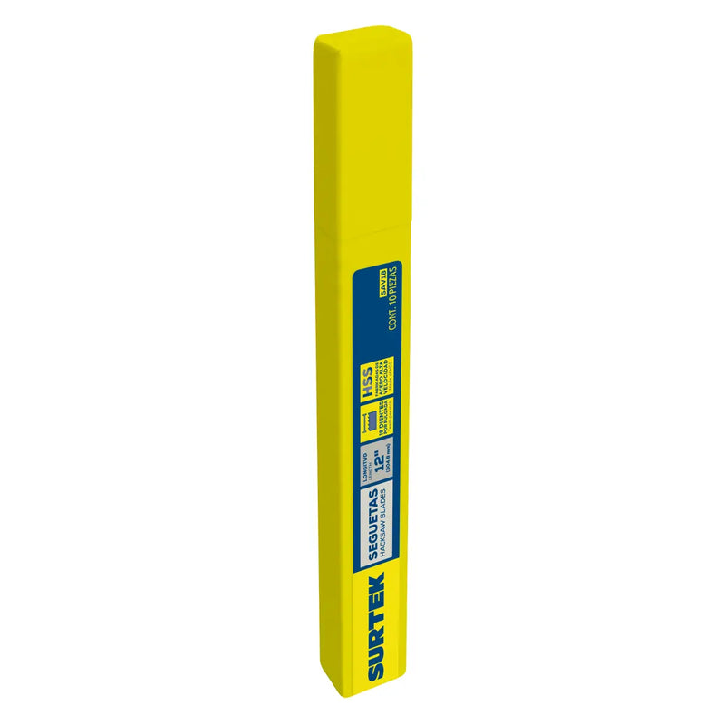 Segueta de acero alta velocidad 12", 18 DPP Surtek