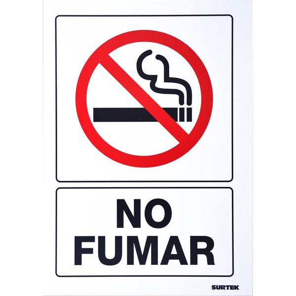 Señal "No fumar" Surtek