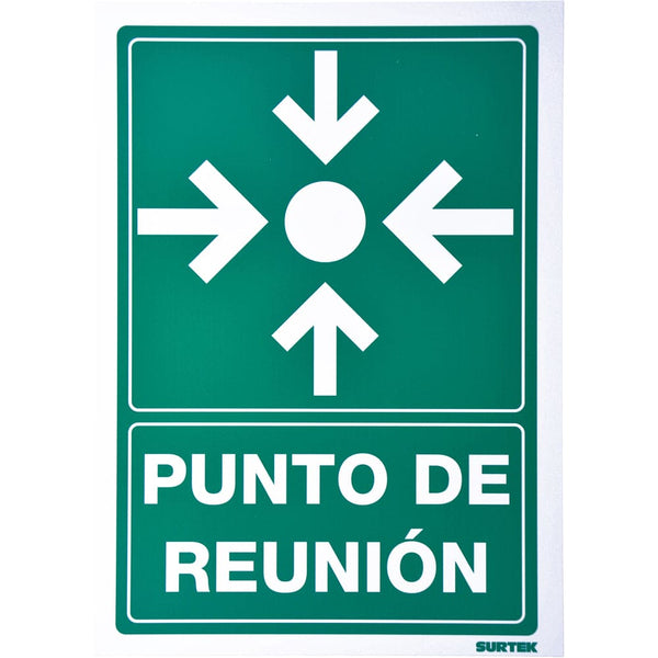 Señal "Punto de reunión" Surtek