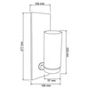 Lampara P/Pared Rectangular Satin - Tecno Lite