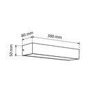 Lampara P/Pared Arbotante 18W/30 Negro - BOOMER