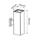Lampara P/Pared Arbotante 30w Negro - BOOMER
