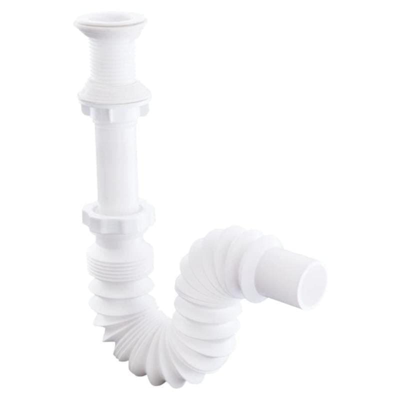 Céspol para lavabo flexible blanco