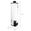 Calentador de agua 80 Lts gas G-20