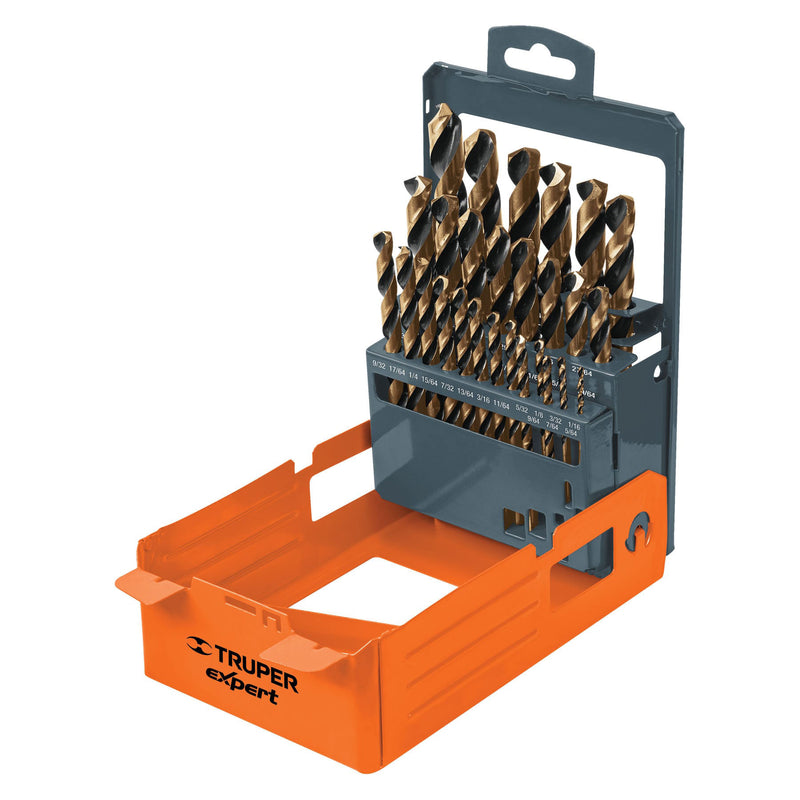 Broca Para Fierro 29 Pzas Truper 1/16 A 1/2 IN DESP-BAV-29C