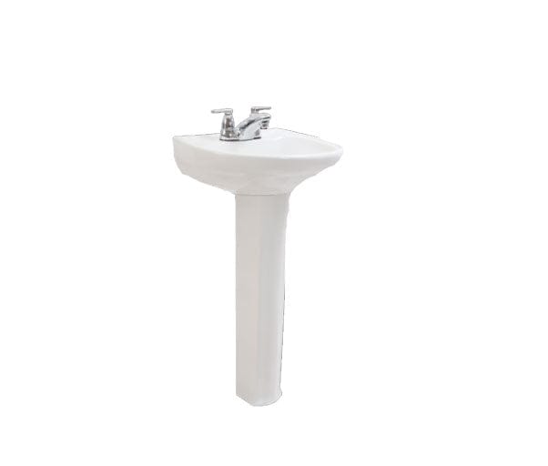 Pedestal para lavabo blanco CORONA