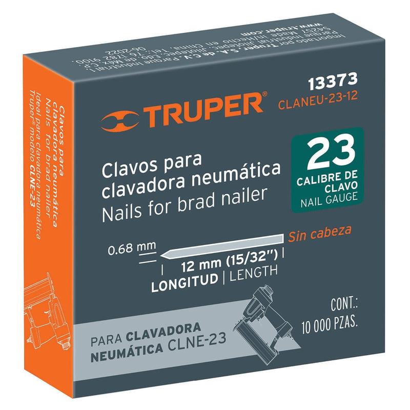 Clavo Para Pistola Neumática Truper 1 5/32 CLANEU-23-12