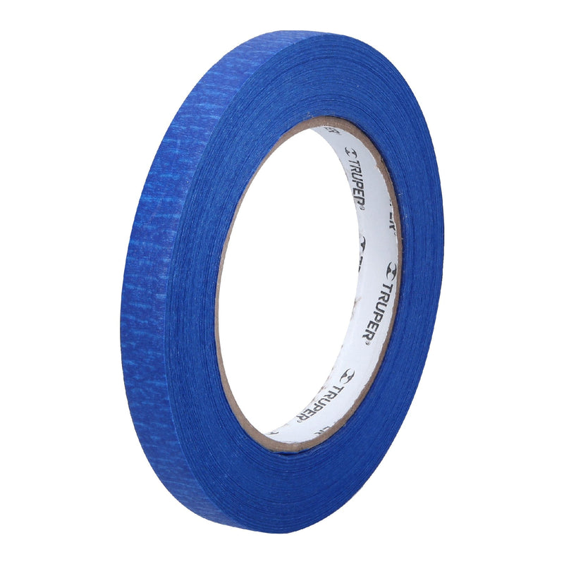 Cinta Masking Tape 12620 Truper 1/2 in X 50 Mt MSK-1/2A Azul