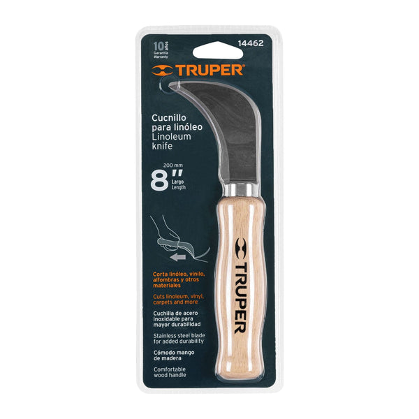 Cuchillo Curvo Para Linoleo Truper 8 NL-8