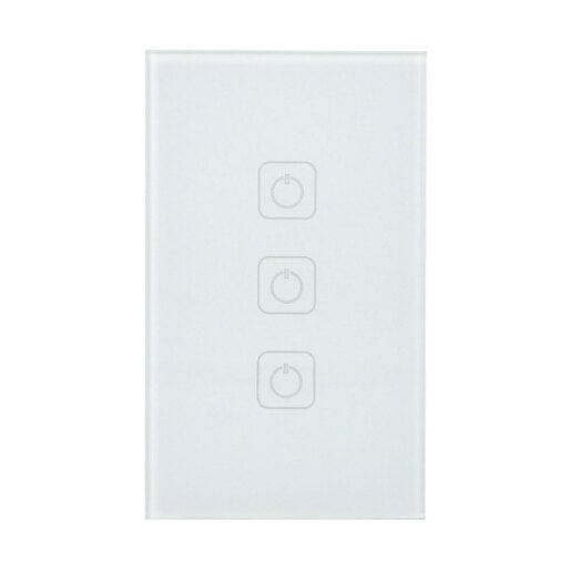 Interruptor Switch inteligente Tecnolite 3 Puntos Blanco